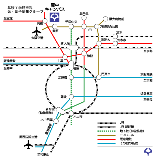 研究室までの道のり